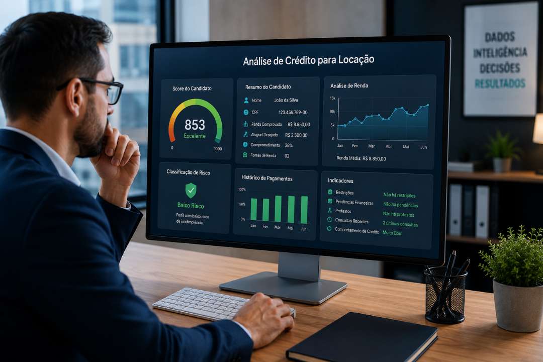 Análise de crédito para locação de imóveis com inteligência de dados e avaliação de risco locatício